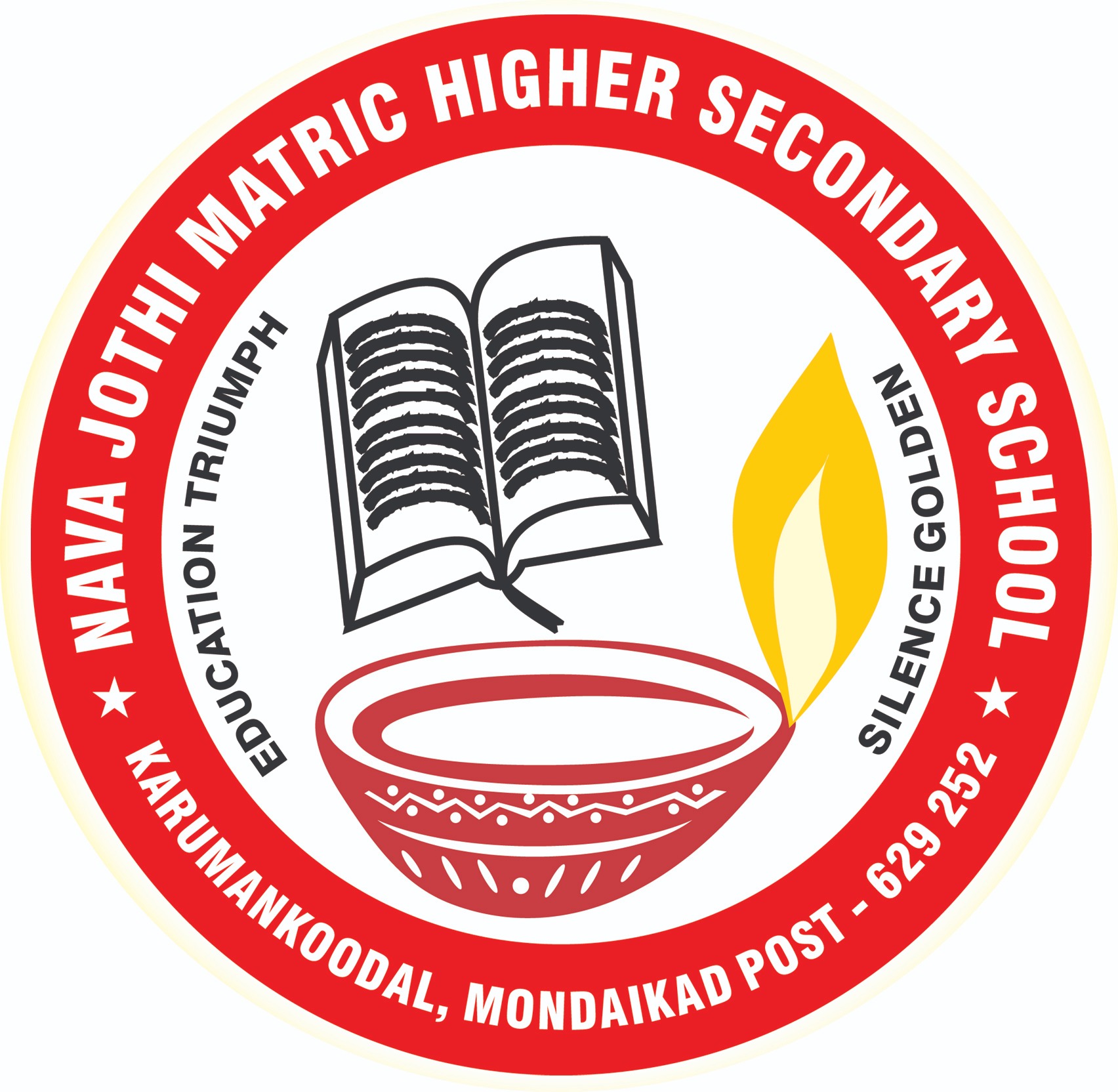Nava Jothi Matriculation Higher Secondary School logo